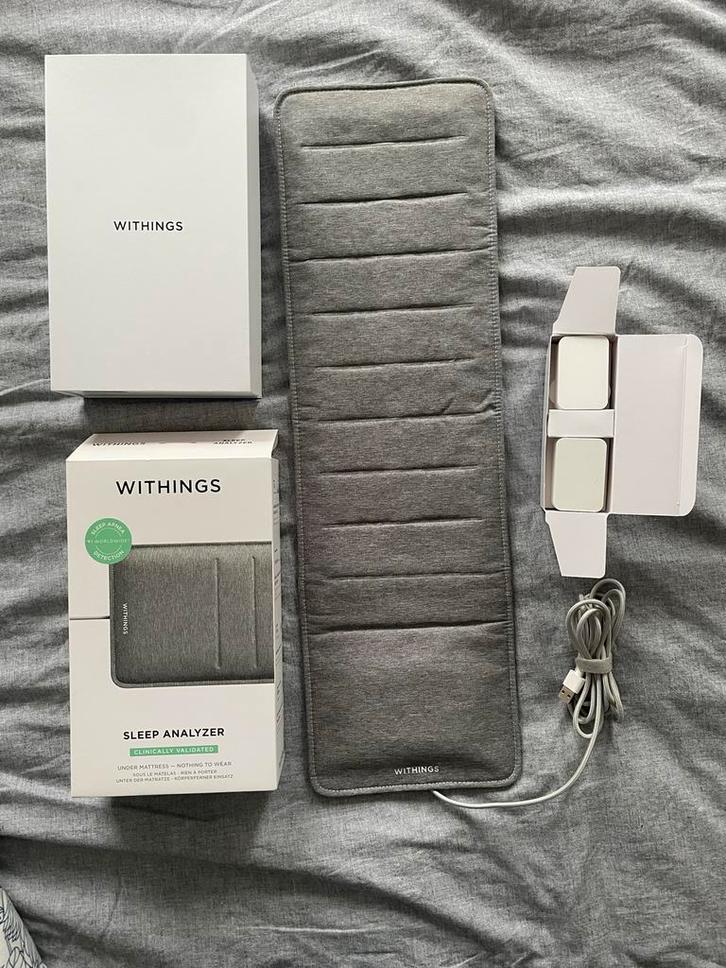 Withings Sleep Analyzer - Slaapmonitor, Sport en Fitness, Gezondheidsproducten en Wellness, Zo goed als nieuw, Overige typen, Ophalen of Verzenden