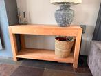 Teakhouten Sidetable - 150cm, Minder dan 50 cm, Gebruikt, Teakhout, Ophalen of Verzenden