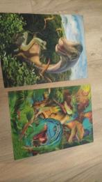 2 holografische Dino placemats (met diepte), Kinderen en Baby's, Speelgoed | Kinderpuzzels, Ophalen, Nieuw, 2 tot 4 jaar