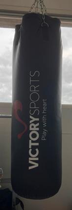 Bokszak 120 Victory Sports + 3x handschoenen + ophangbeugel, Ophalen, Zo goed als nieuw, Bokszak