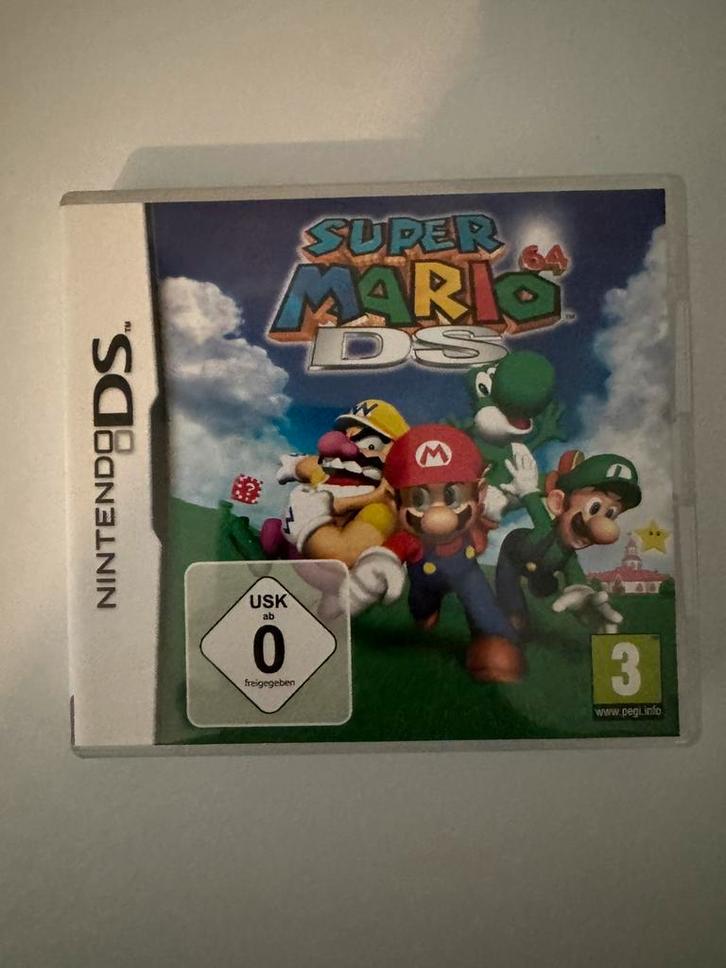 Super Mario 64 DS CIB, Spelcomputers en Games, Games | Nintendo DS, Zo goed als nieuw, Avontuur en Actie, 1 speler, Vanaf 3 jaar