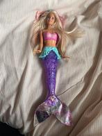 Barbie met lichtjes zeemeermin, Kinderen en Baby's, Speelgoed | Poppen, Ophalen, Zo goed als nieuw, Barbie