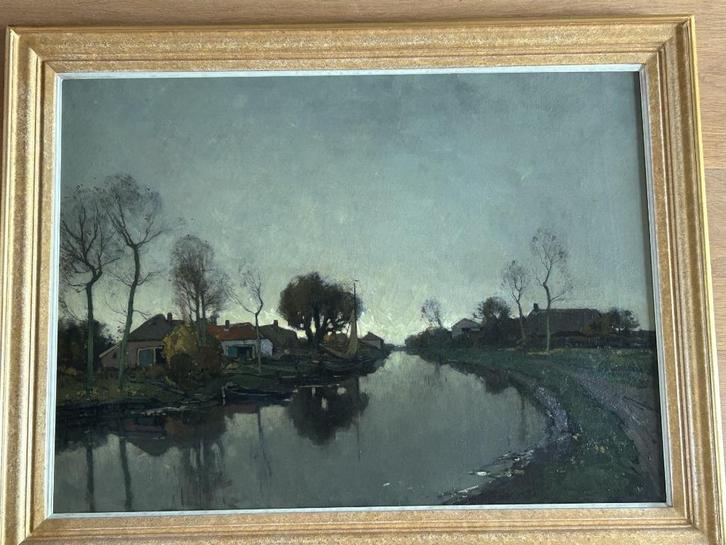 Paul Bodifée - Giethoorn (herfstavond), Antiek en Kunst, Kunst | Schilderijen | Klassiek, Ophalen