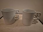 Riviera maison Loving mugs, Huis en Inrichting, Keuken | Servies, Ophalen of Verzenden, Zo goed als nieuw, Glas, Overige stijlen