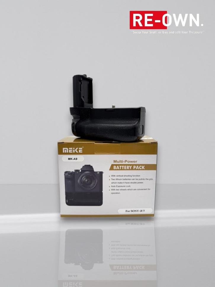 Meike MK-A9 Pro Battery Grip voor Sony A9 (topstaat + doos), Audio, Tv en Foto, Fotografie | Accu's en Batterijen, Zo goed als nieuw