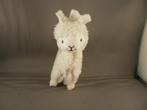 jollein lama alpaca wit wollig velours zwarte gestikte ogen/, Ophalen of Verzenden, Nieuw, Overige typen
