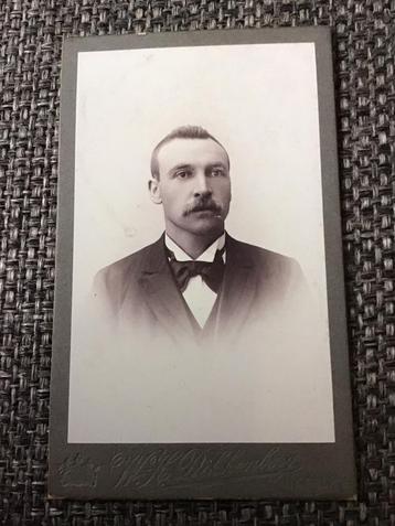 CDV, Man, W.H. Dikkenberg, Haarlem, Carte de Visite beschikbaar voor biedingen