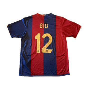 FC Barcelona thuisshirt 2006/07 Gio #12 gesigneerd beschikbaar voor biedingen