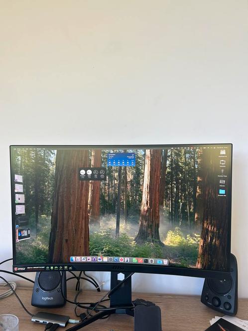 MSI optix mag271cqr curve monitor, Computers en Software, Monitoren, Zo goed als nieuw, 101 t/m 150 Hz, DisplayPort, Curved, VA