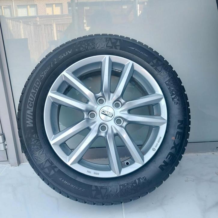 Hyundai Tucson Velgen 17 inch + 4 Seizoenenbanden, Auto diversen, Auto-accessoires, Gebruikt, Ophalen