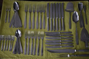 Gero Zilmeta 562 Carre 6 persoons cassette bestekset retro beschikbaar voor biedingen