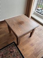 Houten bijzettafel 60x60 cm - Eindhoven, Ophalen, Gebruikt, 50 tot 100 cm, Minder dan 50 cm