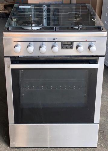 AEG Gasfornuis met Oven - RVS/Zwart handleiding aanwezig beschikbaar voor biedingen