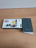 Duvel 4 leistenen apero bordjes, Verzamelen, Biermerken, Ophalen of Verzenden, Zo goed als nieuw, Glas of Glazen, Duvel