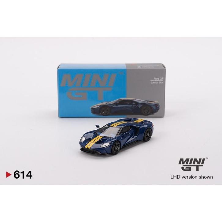 Ford GT van Mini GT 1/64 nr. 614, Hobby en Vrije tijd, Modelauto's | Overige schalen, Nieuw, Auto, Ophalen of Verzenden