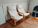 2x Ikea POÄNG fauteuil, Huis en Inrichting, Fauteuils, Ophalen, Gebruikt
