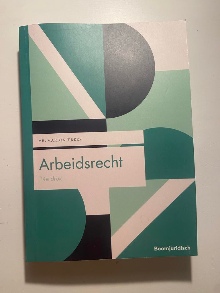 Arbeidsrecht - Marion Treep - 14e druk, Boeken, Ophalen of Verzenden, Gamma, Zo goed als nieuw, HBO