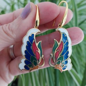 Cloisonne oorbellen #3456 beschikbaar voor biedingen