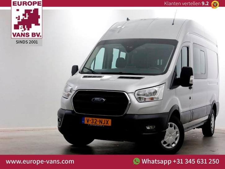 Ford Transit 350 2.0 TDCI 130pk L3H3 D.C. Trend Airco/Navi/C, Auto's, Bestelauto's, Bedrijf, Te koop, ABS, Achteruitrijcamera