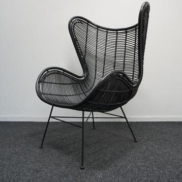 HKliving Rotan Egg chair |  Design fauteuil | Design Stoel beschikbaar voor biedingen