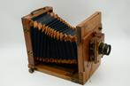Antieke houten camera met Extra Rapid Aplanat Series II lens, Gebruikt, Vintagotreasures, Compact, Ophalen of Verzenden