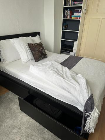 Ikea Malm bed met lades (zwart) - afbeelding 4