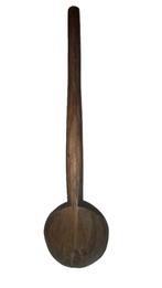Antieke houten opschep lepel, Antiek en Kunst, Curiosa en Brocante, Ophalen of Verzenden