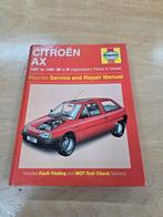 Haynes service and repair manual citroen ax, Ophalen of Verzenden, Gelezen, Citroën