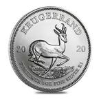 Krugerrand 2020 1 oz zilver, Ophalen of Verzenden, Zilver