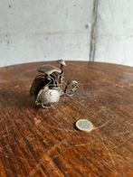 Vintage metalen miniatuur riksja – handgemaakt Zuidoost-Azië, Ophalen of Verzenden