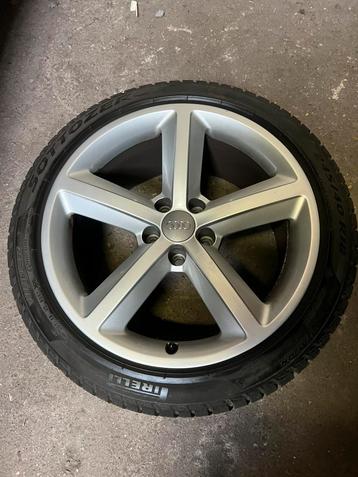 18 inch velgen Audi A5 OEM 8T0601025M winterbanden Pirelli beschikbaar voor biedingen