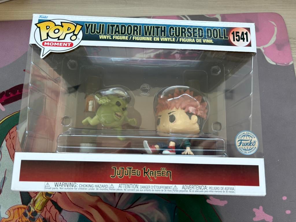 Funko Pop! 1541 Yuji Itadori with Cursed Doll Jujutsu Kaisen, Funko Europe, Ophalen of Verzenden, Zo goed als nieuw, 4th floor, 1 Queen Caroline St, London W6 9YN, Verenigd Koninkrijk
