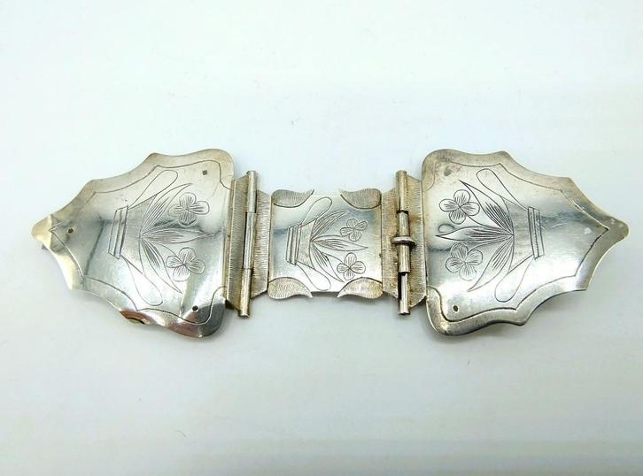 Zilveren bijbelslot, ca. 1870, Antiek en Kunst, Antiek | Goud en Zilver, Zilver, Verzenden