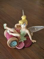 Disney Peter Pan Tinkerbell met klokje, Ophalen of Verzenden, Peter Pan of Pinokkio, Zo goed als nieuw, Beeldje of Figuurtje