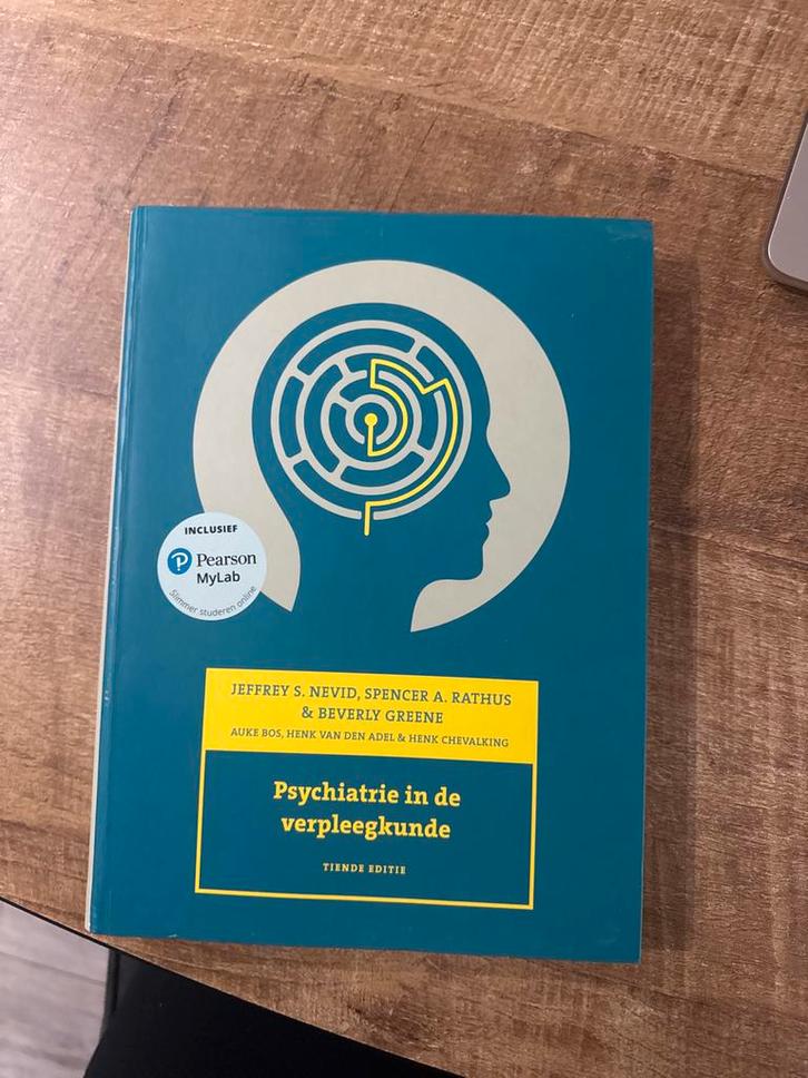Psychiatrie in de verpleegkunde, 10e editie met MyLab NL toe, Boeken, Schoolboeken, Zo goed als nieuw, Nederlands, Overige niveaus
