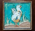 Mooie cloisonne tegel, Porceleyne Fles Delft, Ophalen of Verzenden