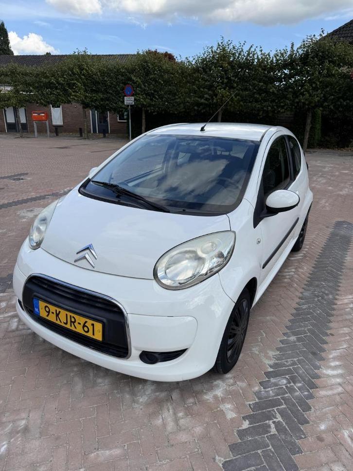 Citroën C1 1.0 3-DRS 2010 Wit, 94.984 km gereden, Auto's, Citroën, Particulier, C1, ABS, Adaptieve lichten, Airbags, Centrale vergrendeling