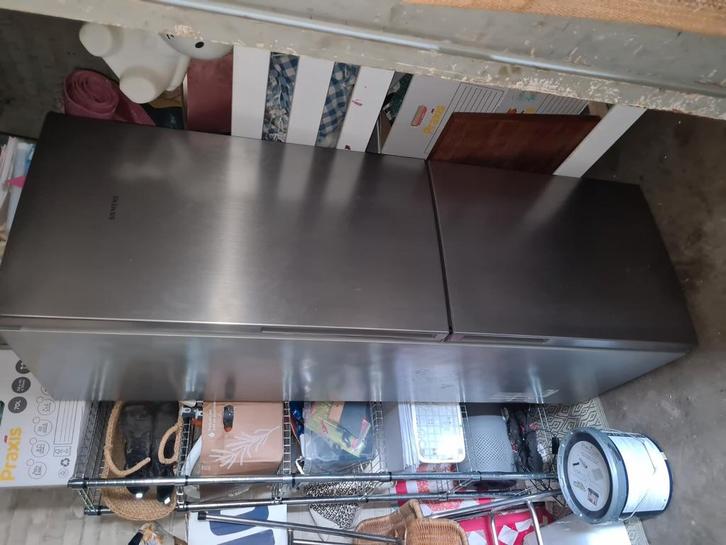Siemens koelkast en vriezer, Witgoed en Apparatuur, Koelkasten en IJskasten, Gebruikt, Met aparte vriezer, 200 liter of meer, 160 cm of meer