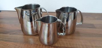 Melkopschuimkan Ilsa Anniversario 3 stuks RVS beschikbaar voor biedingen