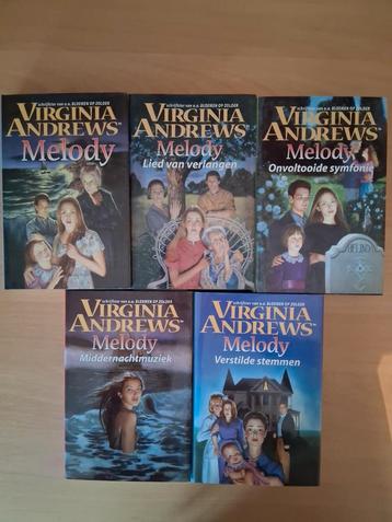 Virginia Andrews - Melody Serie (5 Boeken) beschikbaar voor biedingen