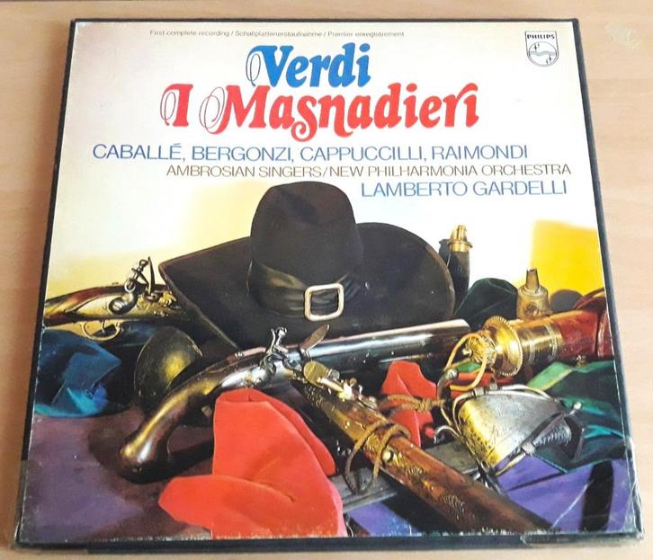 I Masnadieri - Caballé, Bergonzi, Cappuccilli - 3LP box, Cd's en Dvd's, Vinyl | Klassiek, Zo goed als nieuw, Opera of Operette