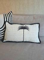 Palmboom kussenhoes 8 uit Bali, Beige, Ophalen of Verzenden, Tropical Home, Rechthoekig