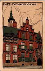 Delft - Gemeenlandshuis, Verzenden, 1920 tot 1940, Gelopen, Zuid-Holland