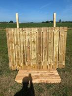 Blank schuttingscherm 23 planken Mp250, Tuin en Terras, Schuttingen, Ophalen, Hout, Minder dan 3 meter, 1 tot 2 meter