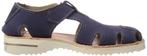 YELLOW CAB - canvas/ leren Ray sandalen Blue - maat 43, Sandalen, Blauw, Nieuw, Ophalen of Verzenden