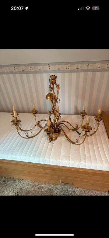 Gouden kroonluchter in nieuwstaat beschikbaar voor biedingen