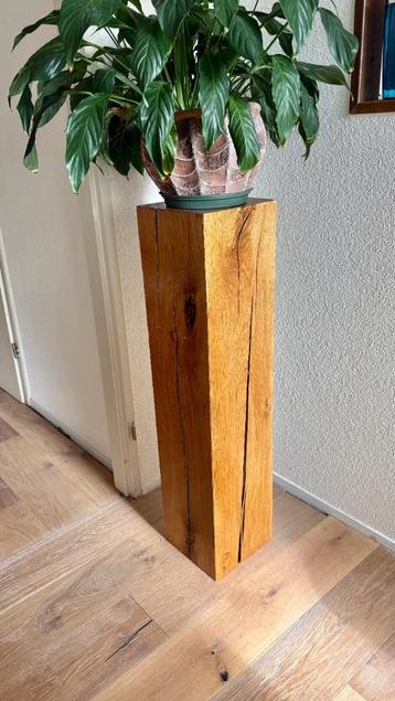 3 Massief eiken zuilen / balken 23x23x100 cm beschikbaar voor biedingen