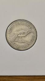 Nieuw-Zeeland - 6 Pence 1936 (Silver), Postzegels en Munten, Munten | Oceanië, Ophalen of Verzenden, Losse munt, Zilver