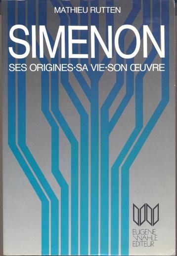 Mathieu Rutten == Simenon ~ ses origines, sa vie, son oeuvre beschikbaar voor biedingen