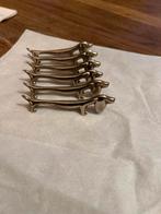 Zes teckel messenleggers, Ophalen of Verzenden